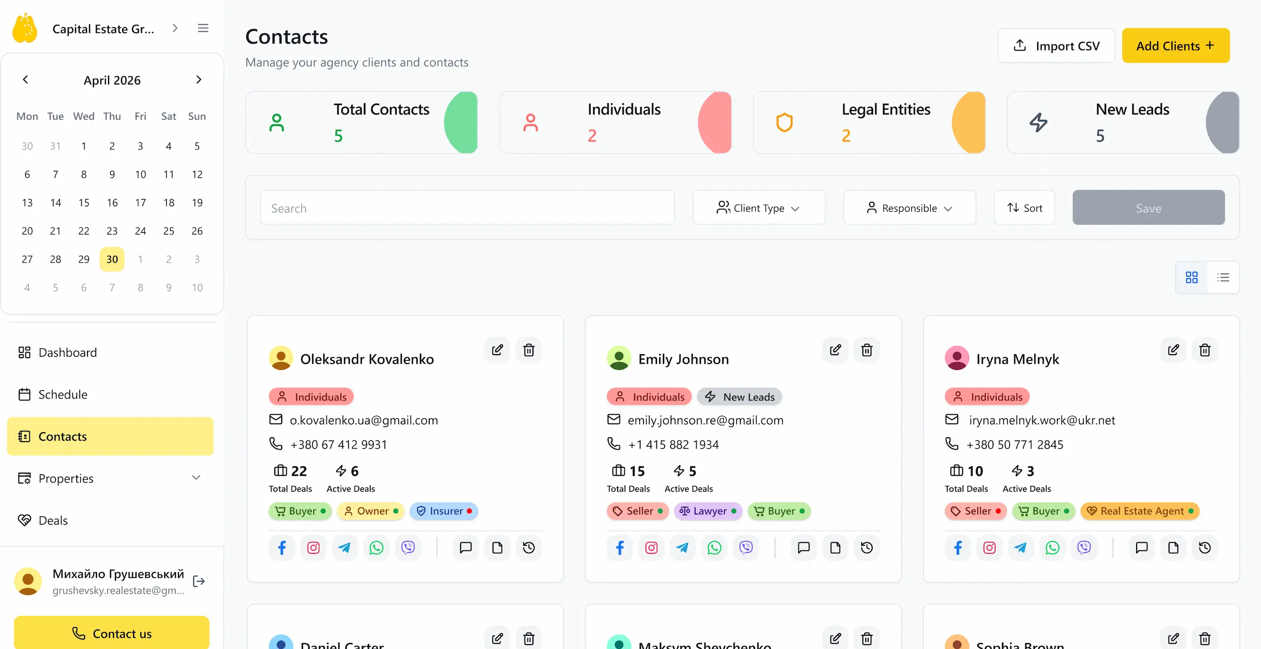 Structured Client Management